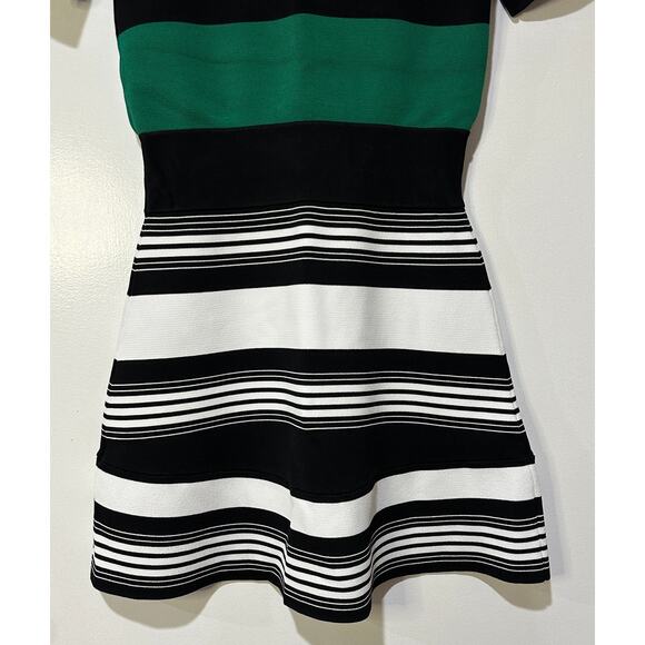 A.L.C. Striped Kane Dress Mini Sz Medium NWT Fit & Flare Colorblock Taylor Swift - Picture 12 of 14